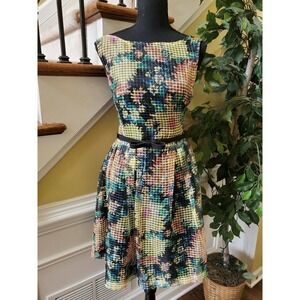 J. Taylor Mesh Grid Dress Size 10